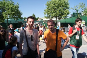 Un mois de mai où F4 et moi avons partagé nos activités du week-end, comme ce jour à Roland Garros.
